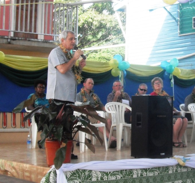 Bishop Capelli during gave his beautiful speech