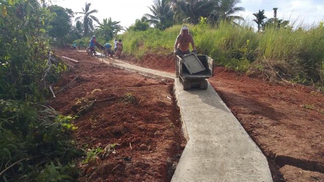 Footpath to Nusabaruka Primary Sch