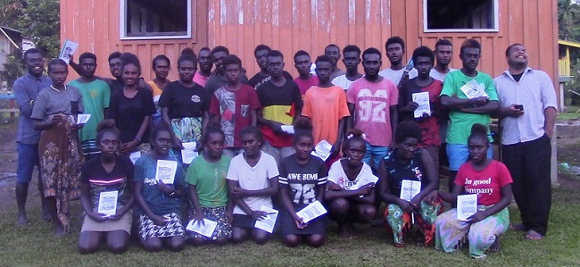 aSt. Don Bosco Youths pose for group photo