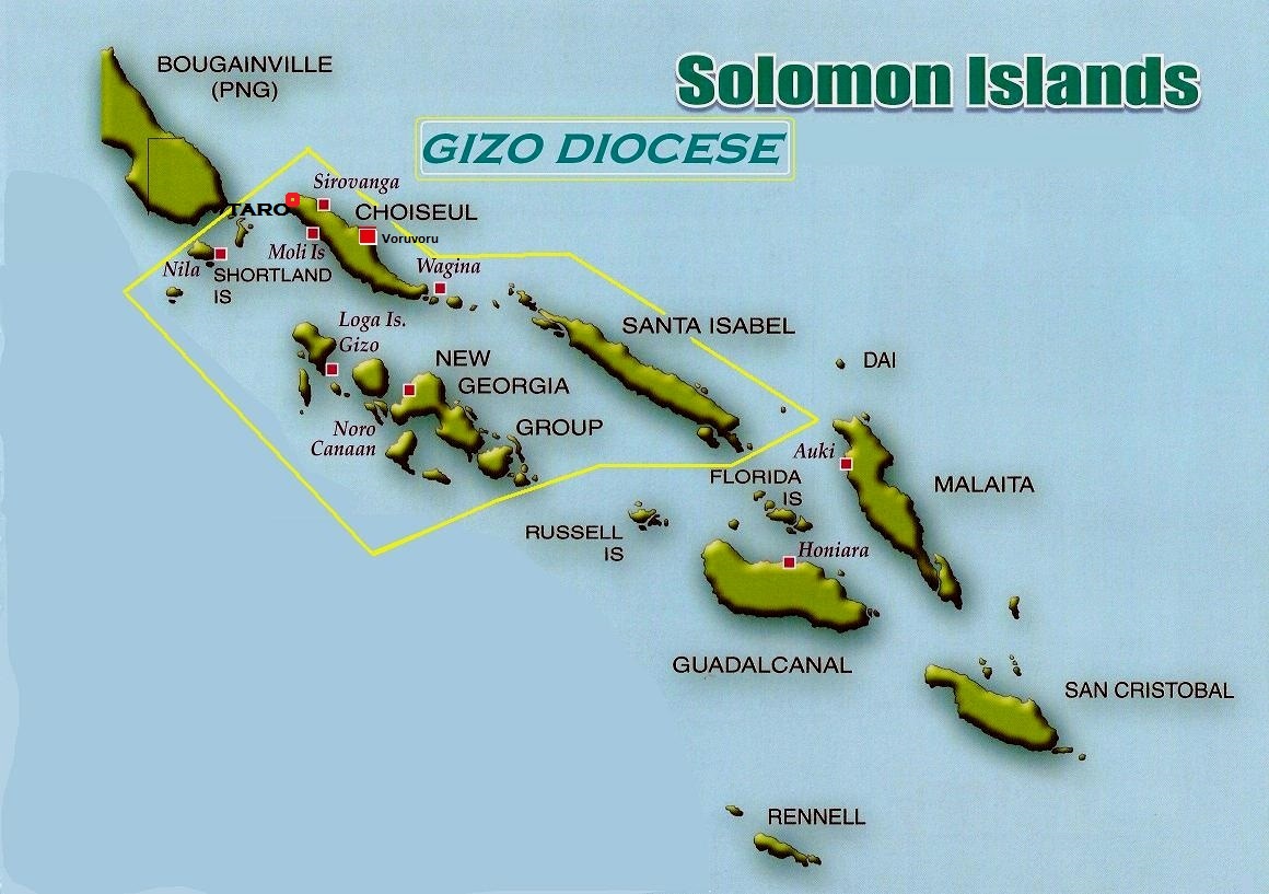 gizo diocese map