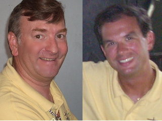 Br Roger and Br John. Photo R Malakana Br Roger and Br John