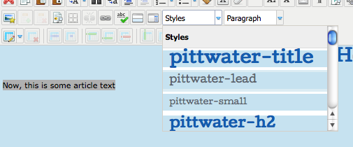 making pittwater lead