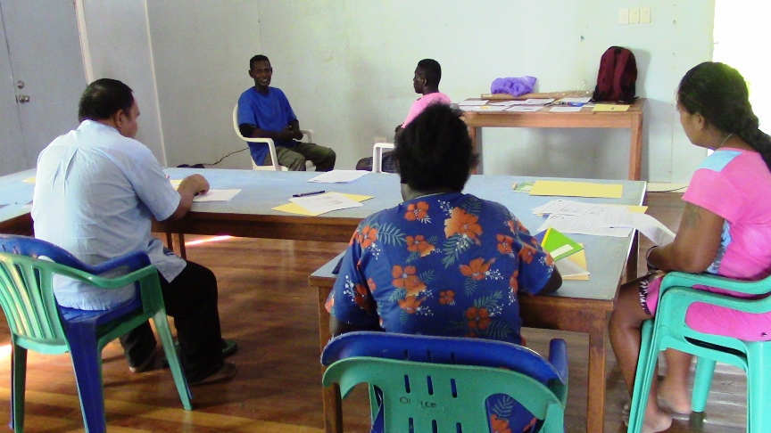 Media facilitator during one of the demonstration